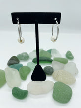Load image into Gallery viewer, Cultured Pearls on Stainless Steel Hoops