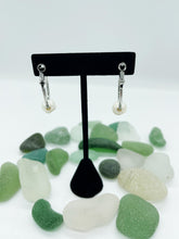 Load image into Gallery viewer, Cultured Pearls on Stainless Steel Hoops