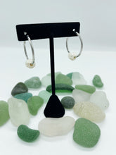 Load image into Gallery viewer, Cultured Pearls on Stainless Steel Hoops