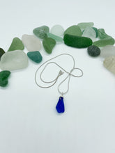 Load image into Gallery viewer, Sterling Silver Sea Glass Necklace