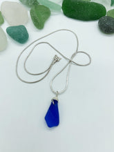 Load image into Gallery viewer, Sterling Silver Sea Glass Necklace