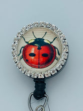 Load image into Gallery viewer, Ladybug Badge Reel