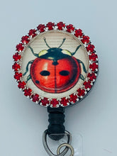 Load image into Gallery viewer, Ladybug Badge Reel