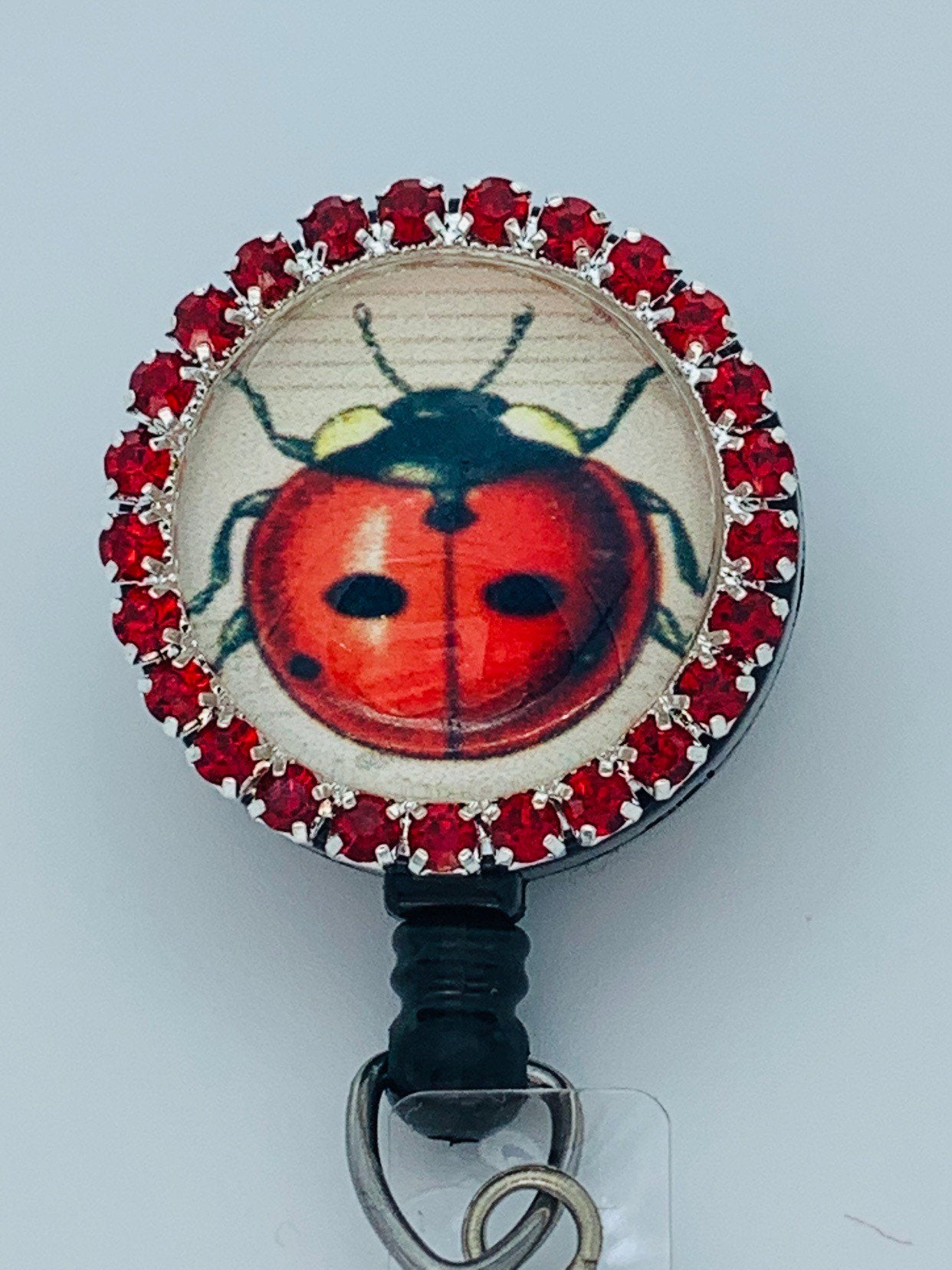 Ladybug Badge Reel – ST Designs of Texas